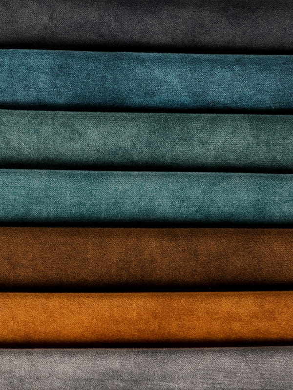 Tkanina na sofi baršuna