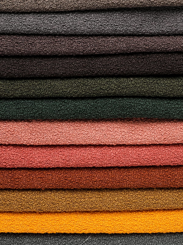 Poliester i laneni kauč od medonosne petlje i lanene tkanine