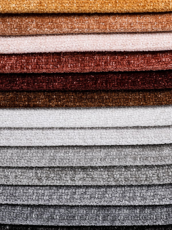 Argyle kauč od kenille tkanine