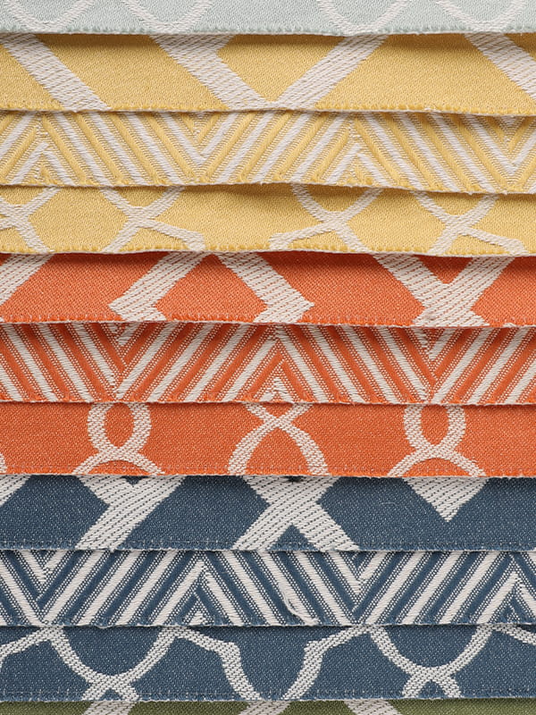 Tkanina od tkanja u boji